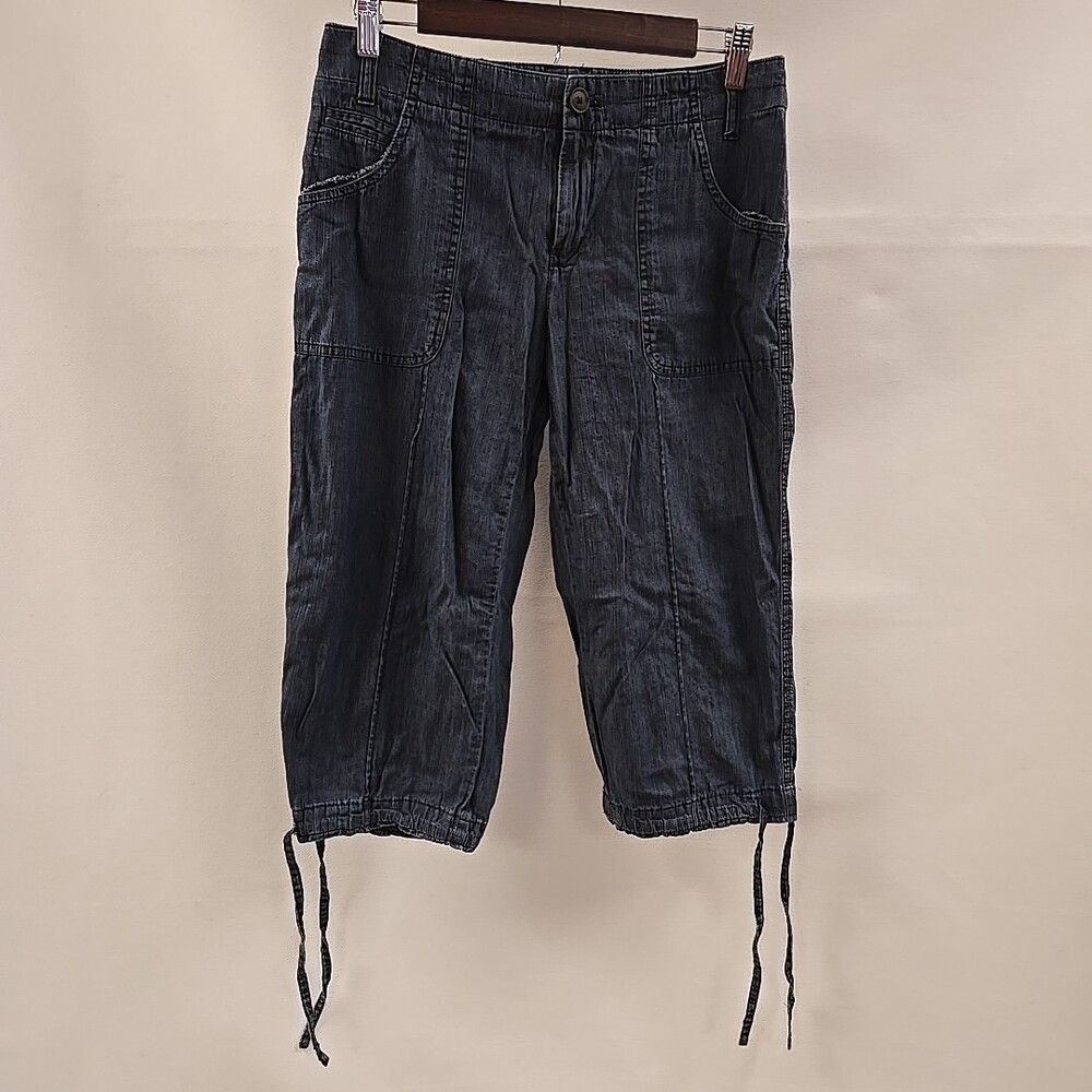 Merona Capri Pants Womens Size 6 Blue